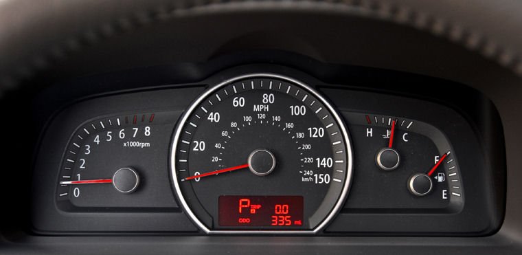 2009 Kia Borrego Gauges Picture