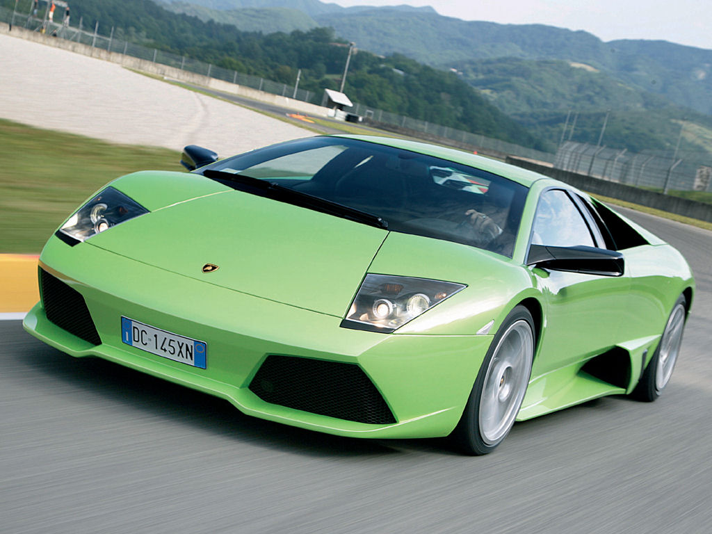 Lamborghini Murcielago салатовая