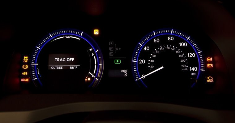 2010 Lexus HS250h Gauges Picture