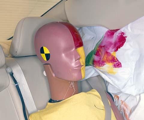 2010 Lexus HS 250h IIHS Side Impact Crash Test Picture 2010 Lexus HS 250h IIHS Side Impact Crash Test Picture