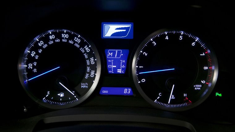 2008 Lexus IS-F Gauges Picture