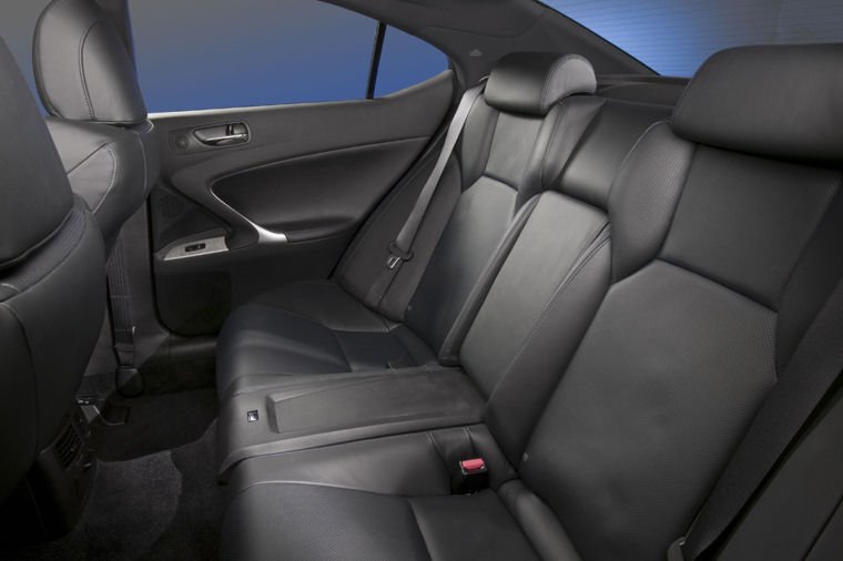 2008 Lexus IS-F Rear Seats Picture