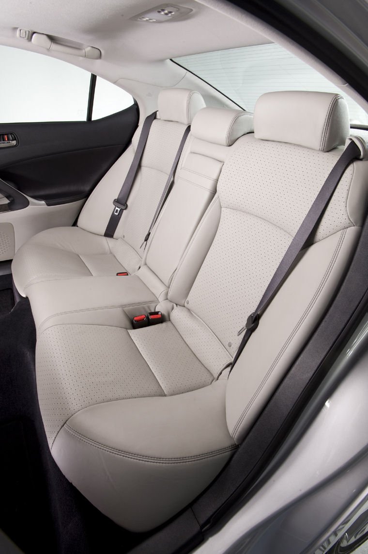 2009 Lexus IS 350 Rear Seats Picture