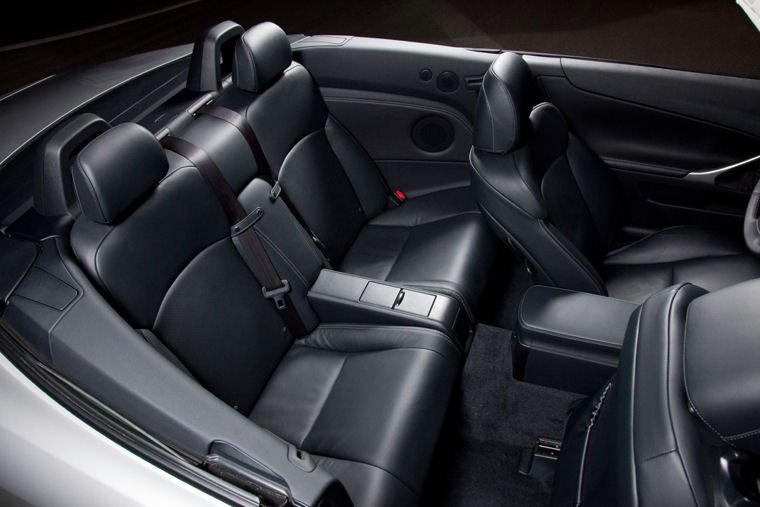 2010 Lexus IS 350C Rear Seats Picture