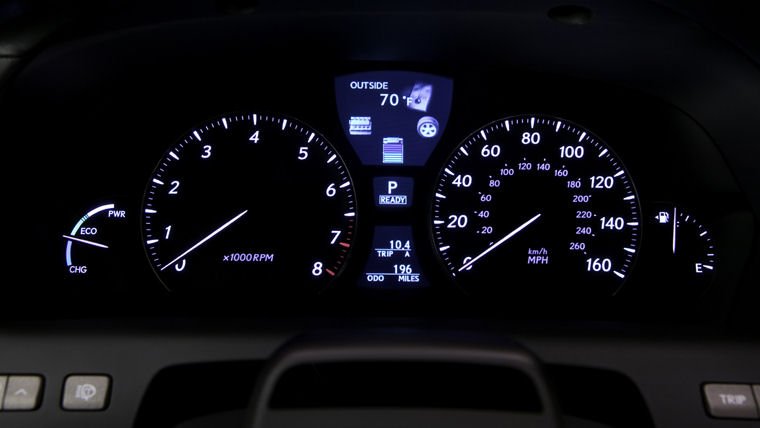 2009 Lexus LS 600h L Gauges Picture