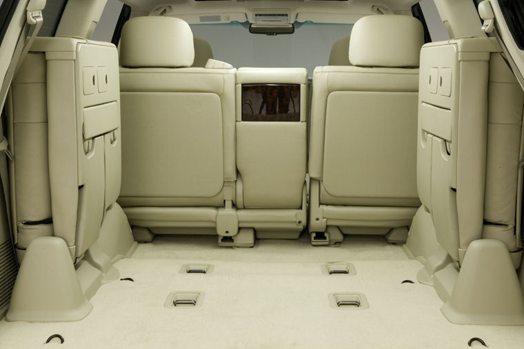 2009 Lexus LX 570 Rear Seats Folded Picture