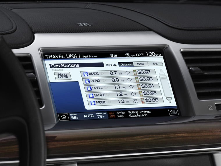 2009 Lincoln MKS Dask Screen Picture