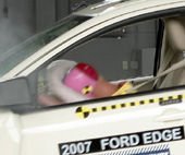 2008 Lincoln MKX IIHS Frontal Impact Crash Test Picture