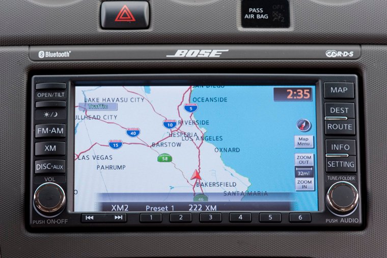 2010 Nissan Altima Hybrid Navigation Screen Picture