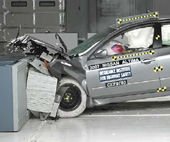 2010 Nissan Altima IIHS Frontal Impact Crash Test Picture