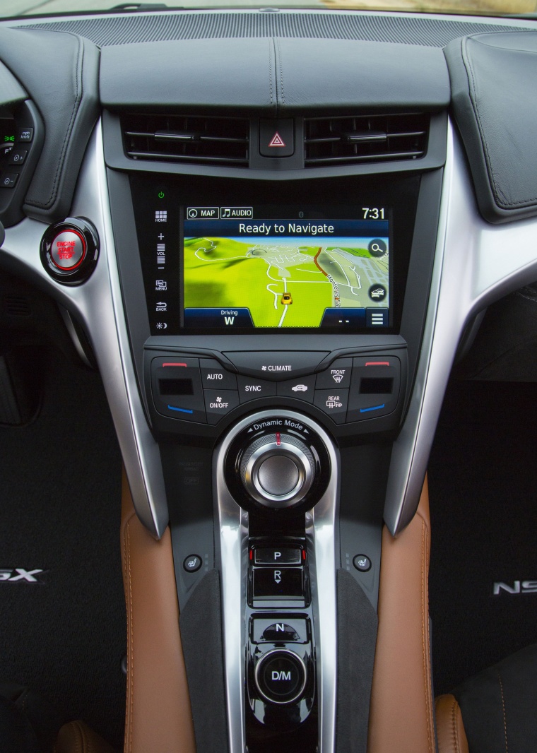2018 Acura NSX Sport Hybrid SH-AWD Center Stack Picture
