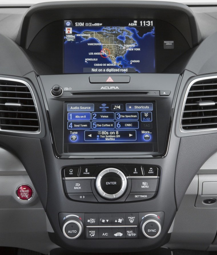 2017 Acura RDX AWD Center Stack Picture