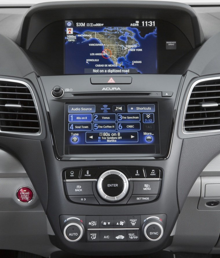 2018 Acura RDX AWD Center Stack Picture