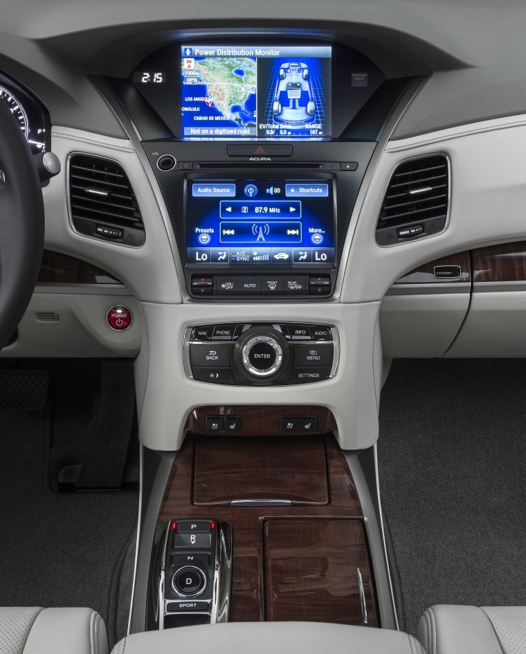 2014 Acura RLX Sport Hybrid Center Stack Picture
