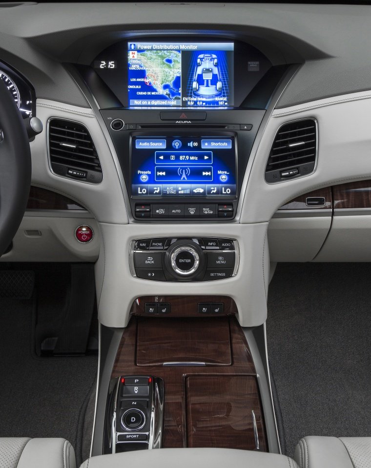 2016 Acura RLX Sport Hybrid Center Stack Picture