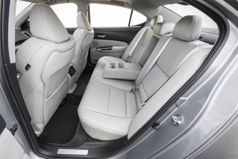 2015 Acura TLX V6 SH-AWD Rear Seats with Center Armrest Picture