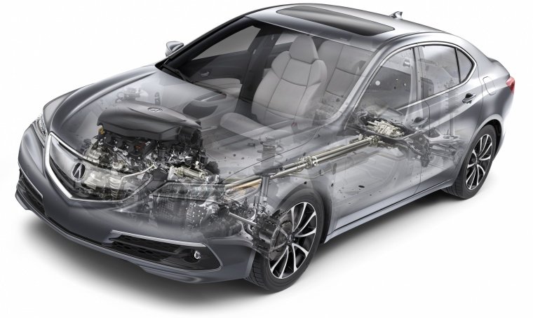 2017 Acura TLX V6 SH-AWD Technology Picture