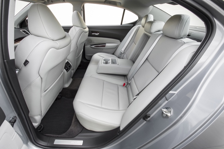 2017 Acura TLX V6 SH-AWD Rear Seats with Center Armrest Picture