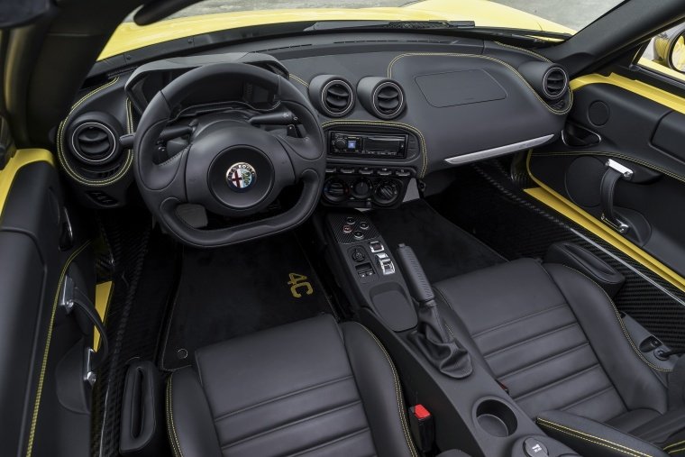 2016 Alfa Romeo 4C Spider Cockpit Picture