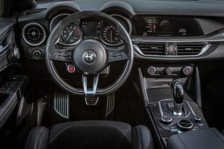 2018 Alfa Romeo Stelvio Quadrifoglio AWD Cockpit Picture