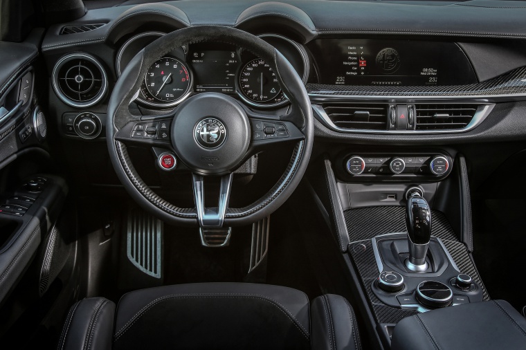 2020 Alfa Romeo Stelvio Quadrifoglio AWD Cockpit Picture