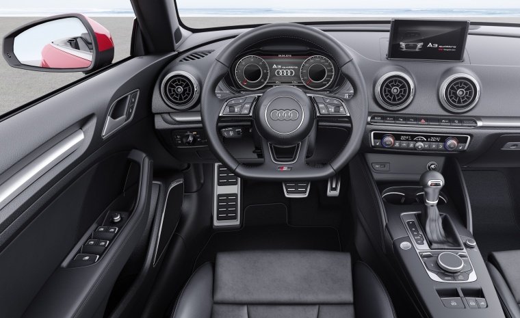 2017 Audi A3 2.0T quattro S-Line Convertible Cockpit Picture