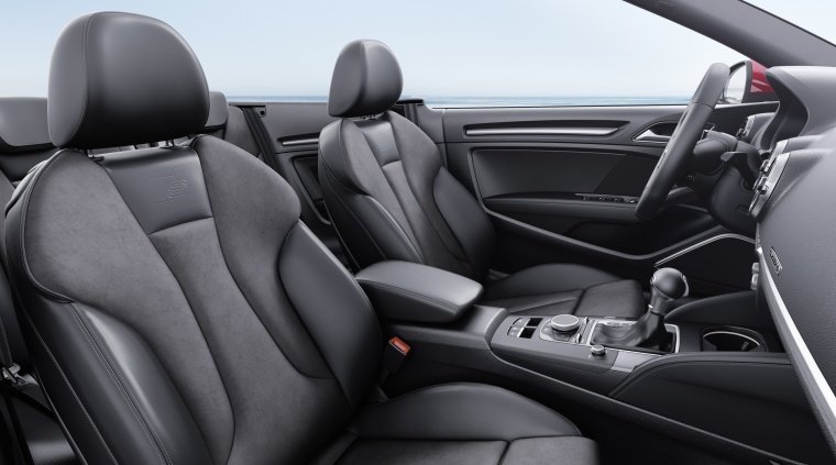 2017 Audi A3 2.0T quattro S-Line Convertible Front Seats Picture