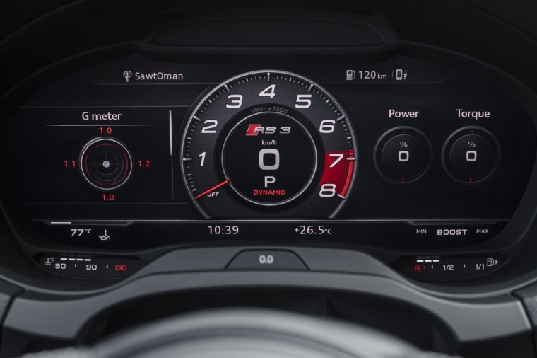 2018 Audi RS3 Sedan Gauges Picture