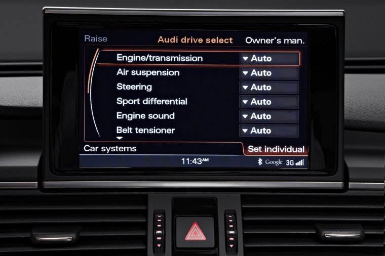 2013 Audi S7 Sportback 4.0T Prestige Dashboard Screen Picture