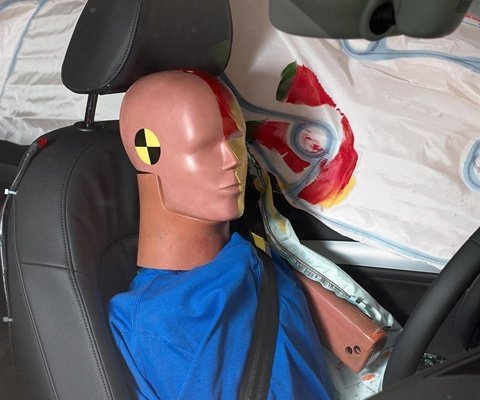 2016 Audi Q3 IIHS Side Impact Crash Test Picture