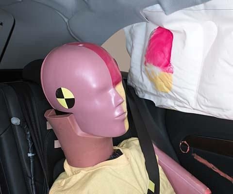 2013 Audi Q5 SUV IIHS Side Impact Crash Test Picture