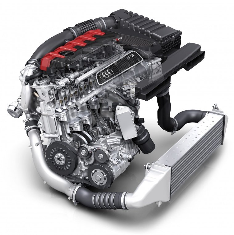 2018 Audi TT RS Coupe 2.5-liter 5-cylinder turbocharged Engine Picture