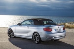 Picture of 2015 BMW 228i Convertible with top closed in Glacier Silver Metallic