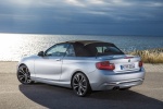 Picture of 2016 BMW 228i Convertible with top closed in Glacier Silver Metallic