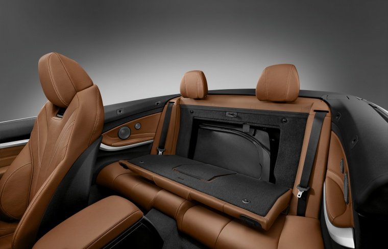 2014 BMW 428i Convertible Rear Seats Folded Picture