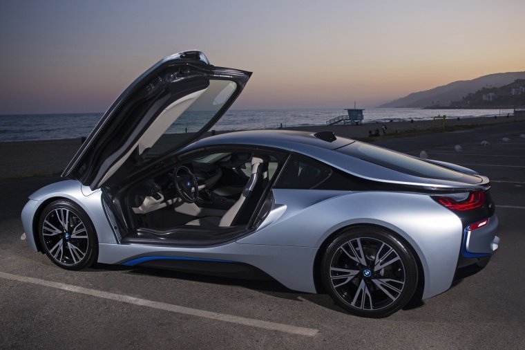 2014 BMW i8 Coupe with doors open Picture