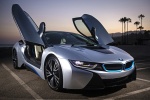 Picture of 2014 BMW i8 Coupe with doors open in Ionic Silver Metallic