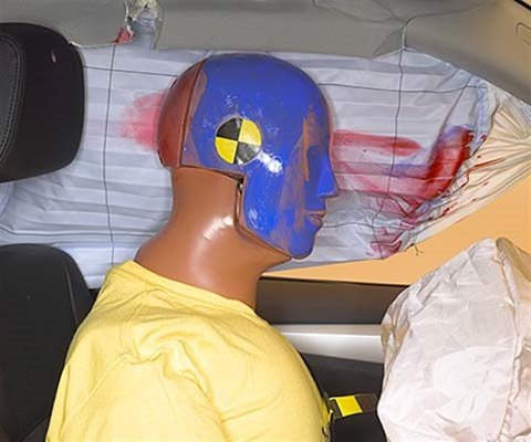 2014 BMW X1 IIHS Frontal Impact Crash Test Picture