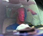 2017 BMW X1 IIHS Frontal Impact Crash Test Picture