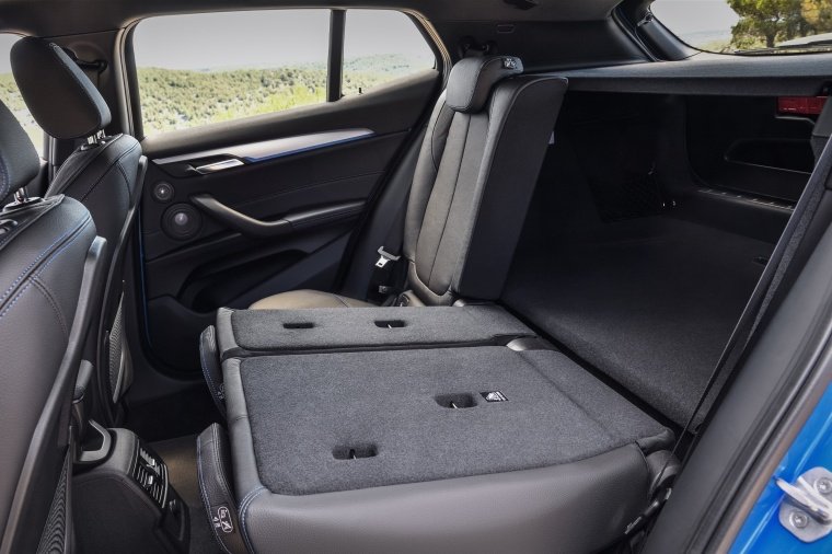 2018 BMW X2 Rear Seats Folded Picture