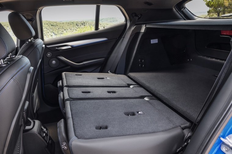 2018 BMW X2 Rear Seats Folded Picture