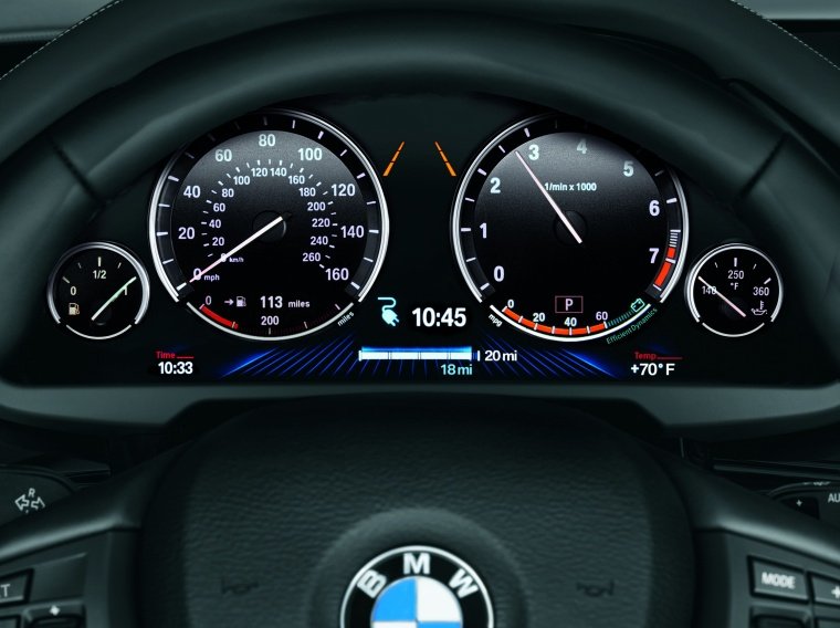 2016 BMW X5 xDrive40e Gauges Picture