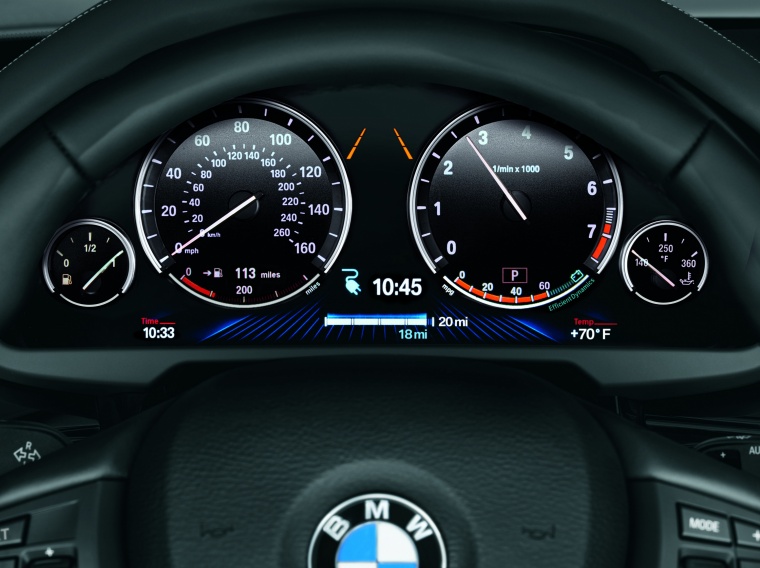 2017 BMW X5 xDrive40e Gauges Picture