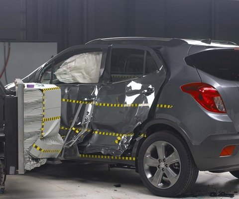 2013 Buick Encore IIHS Side Impact Crash Test Picture