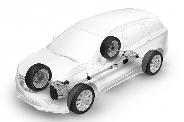 2017 Buick Envision All-Wheel-Drive System Picture