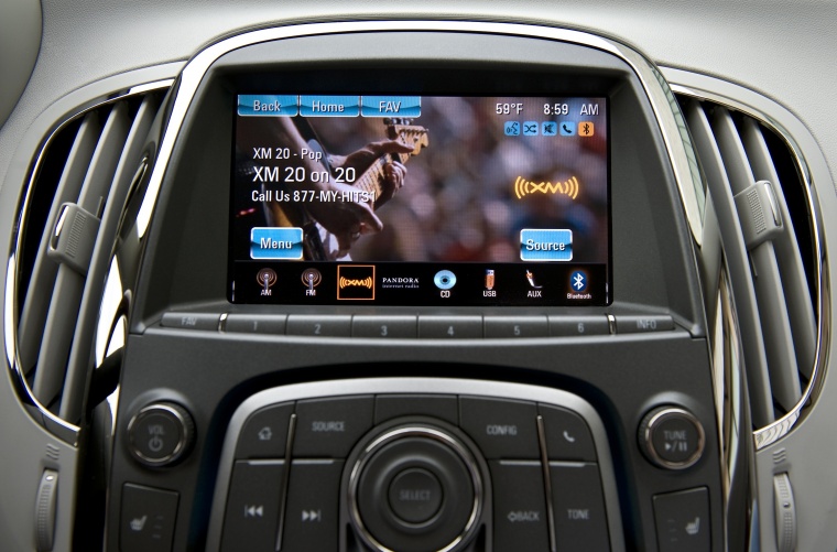 2012 Buick LaCrosse eAssist Dashboard Screen Picture