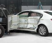 2012 Buick LaCrosse Hybrid IIHS Side Impact Crash Test Picture