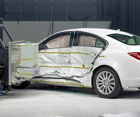 2012 Buick Regal Hybrid IIHS Side Impact Crash Test Picture