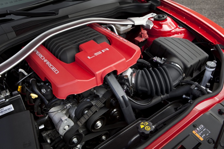 2014 Chevrolet Camaro ZL1 Coupe 6.2-liter supercharged V8 Engine (LSA) Picture