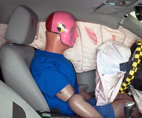 2018 Chevrolet Camaro Convertible IIHS Frontal Impact Crash Test Picture